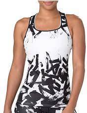 Asics Fitted Tank 154539 Tops Asics M White/Black 