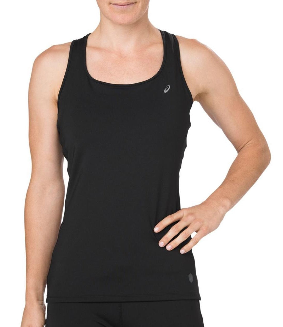 Asics Fitted Tank 154539 Tops Asics XS Black 