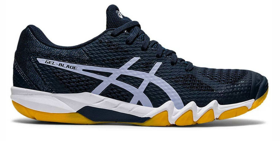 Asics Gel-Blade Unisex Court Shoe French Blue/Lilac Opal