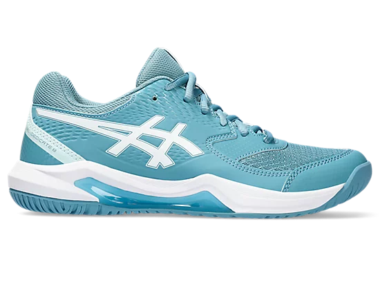 Asics Gel Resolution 9 Women's Tennis Shoes Soothing Sea/Gris Blue – Sports  Virtuoso