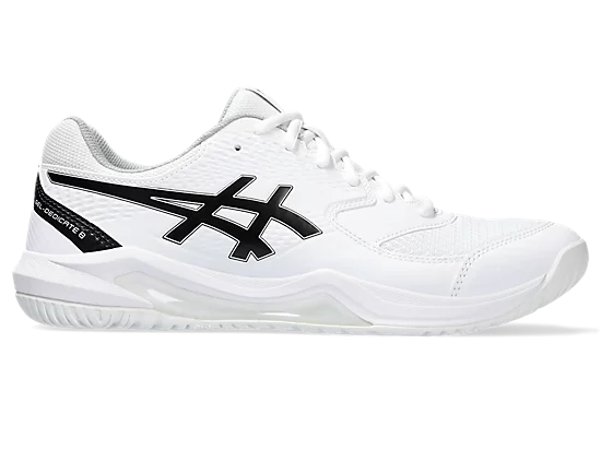 Asics Gel-Dedicate 8 White/Black Men's Tennis shoes 1041A408-101 Men's Tennis Shoes Asics 8.5 Men's / 10.0 Women's 