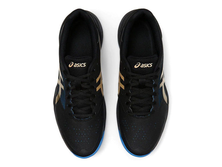 Asics Gel-Game 7 Tennis Shoes Black/Champagne 1041A042-012 Men's Tennis Shoes Asics 