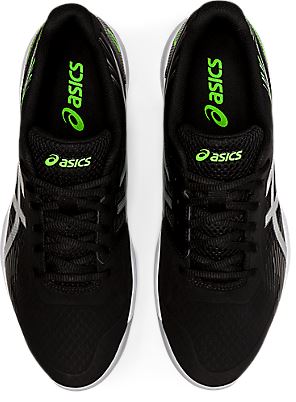 Asics Gel Game 8 Black-Silver-Green Men's tennis shoes 1041A192-004 Men's Tennis Shoes Asics 