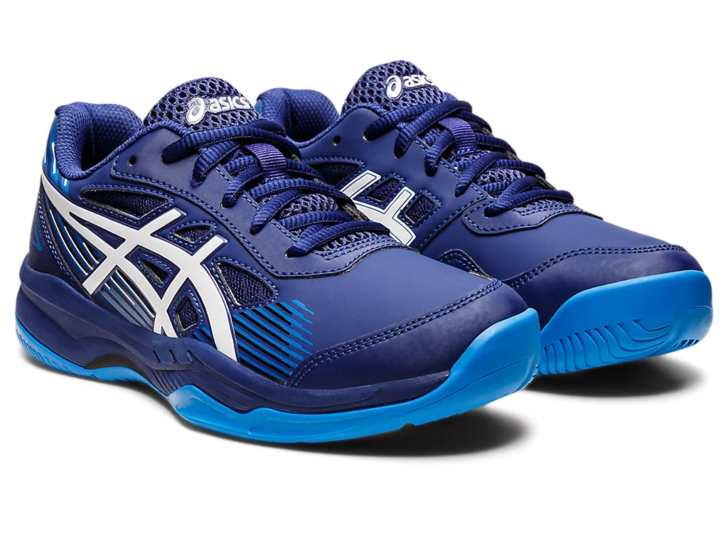 Asics Gel Game 8 GS Blue-White Junior Tennis shoes 1044A025-407 Men's Tennis Shoes Asics 