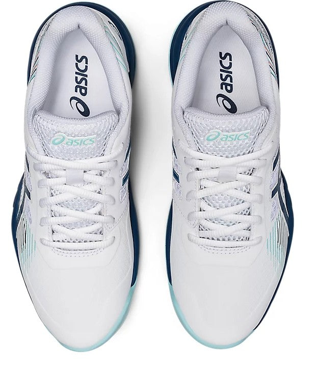 Asics Gel Game 8 White-Indigo Light Women's Tennis Shoes 1042A152-105 Women's Tennis Shoes Asics 