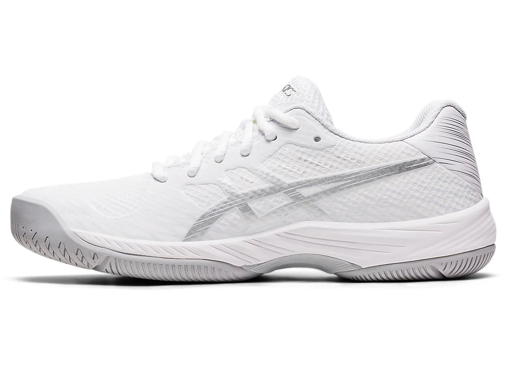 Asics Gel-Game 9 Women's Tennis Shoes White/Pure Silver – Sports