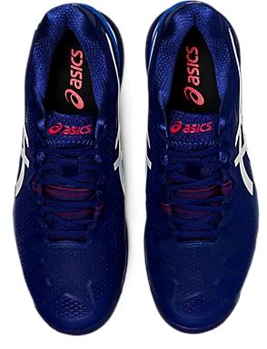 Asics women's gel-resolution 8 wide hotsell tennis shoes white and peacoat