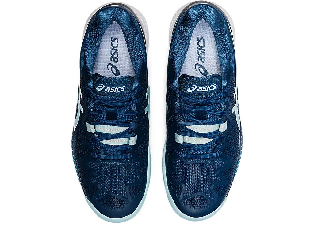 Asics Gel Resolution 8 Clay Women's Tennis Shoes Light Indigo