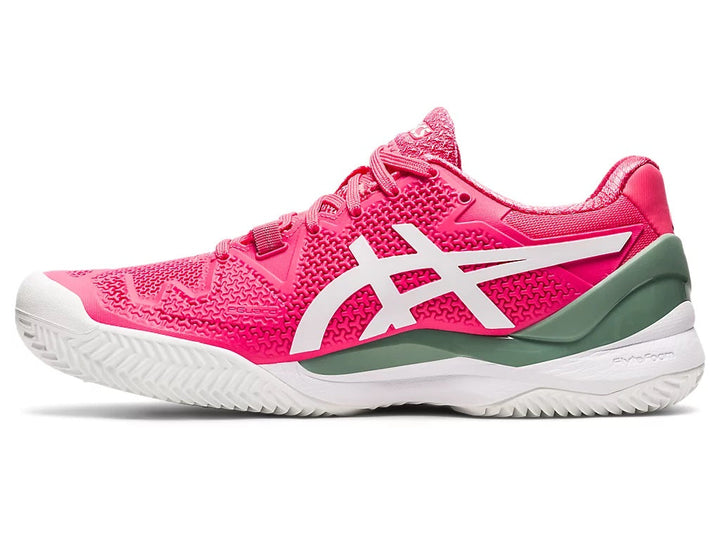 Asics Gel Resolution 8 Clay Women's Tennis Shoes Pink Cameo/White 1042A070-702 Women's Tennis Shoes Asics 