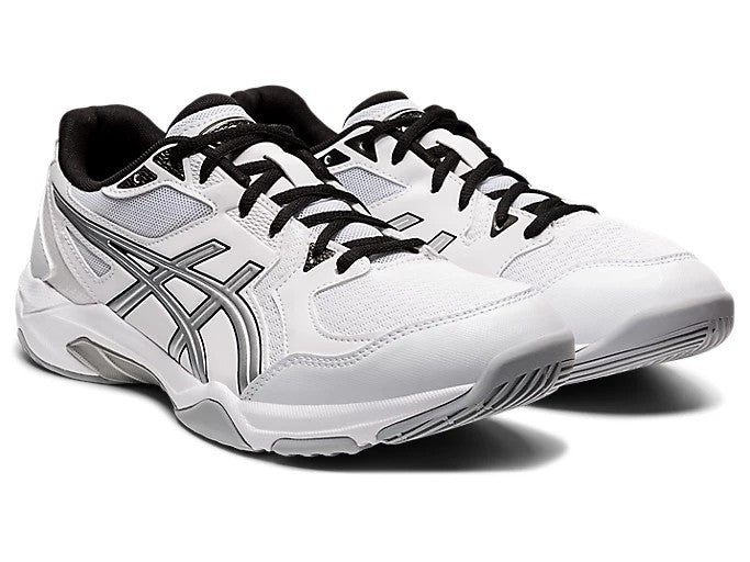 Asics Gel-Rocket 10 Men's Court Shoe White/Silver 1071A054-105 Men's Court Shoes Asics 
