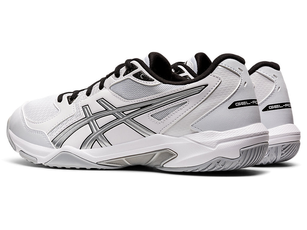 Asics Gel-Rocket 10 Men's Court Shoe White/Silver 1071A054-105 Men's Court Shoes Asics 
