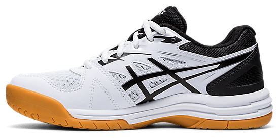 Asics Gel-Upcourt 4 GS White/Black Junior's Court Shoe 1074A027-100 Men's Court Shoes Asics 