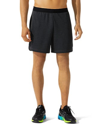 Asics Men's 7" Knit Training Grey Shorts 2031B948-021 Shorts Asics 