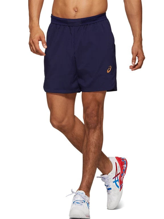 Asics Men's 7" Tennis Shorts Navy 2041A080-401 Shorts Asics 
