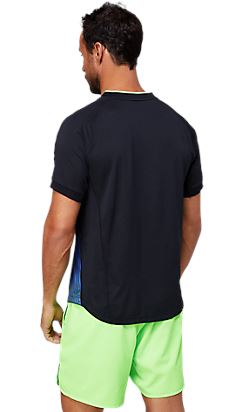 Asics Men's Match Graphic SS Top Black T-Shirt 2041A170-001 Men's Clothing Asics 