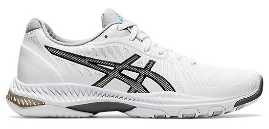 Asics Netburner Ballistic FF 2 Women's White/Black Court Shoe 1052A033-100 Women's Court Shoes Asics 