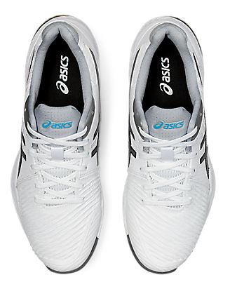 Asics Netburner Ballistic FF 2 Women's White/Black Court Shoe 1052A033-100 Women's Court Shoes Asics 