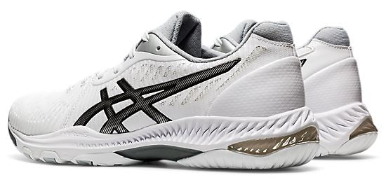 Asics Netburner Ballistic FF 2 Women's White/Black Court Shoe 1052A033-100 Women's Court Shoes Asics 