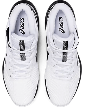 Asics Netburner Ballistic FF MT 3 White/Black Men's Court Shoes 1051A074-100 Men's Court Shoes Asics 