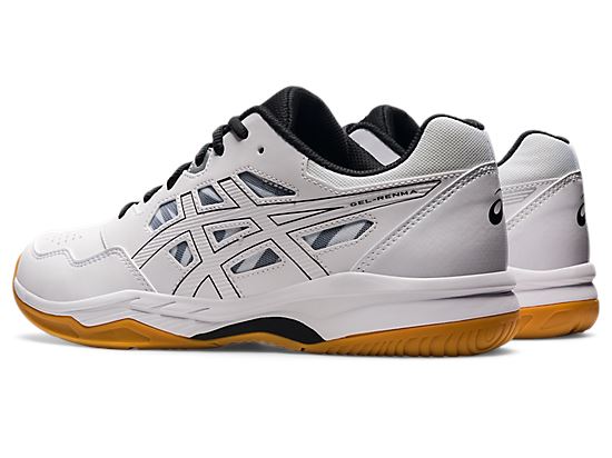 Asics Renma Men's Court Shoe White/Black 1071A068-101 Men's Court Shoes Asics 