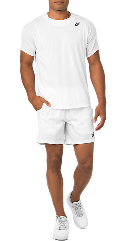 Asics Short Sleeve White Top - T-Shirt 2041A092-150 Men's Clothing Asics 