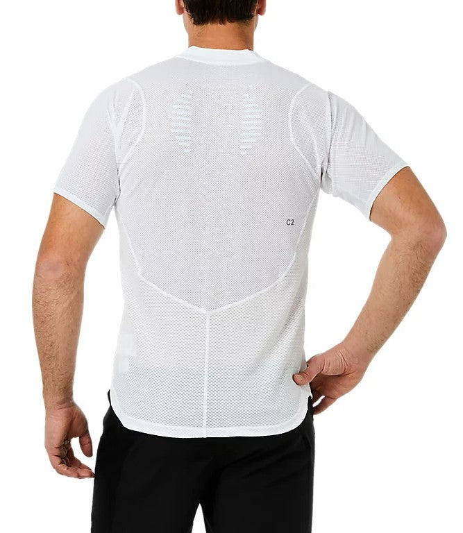Asics Short Sleeve White Top - T-Shirt 2041A092-150 Men's Clothing Asics 