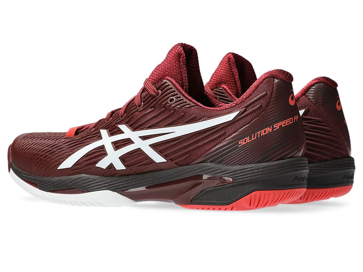 Asics Solution Speed FF 2 Men's Tennis Shoe Antique Red/White 1041A182-602 Men's Tennis Shoes Asics 