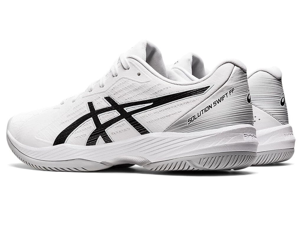 Asics Solution Swift FF Men's Tennis Shoe White/Black 1041A298-100 Men's Tennis Shoes Asics 