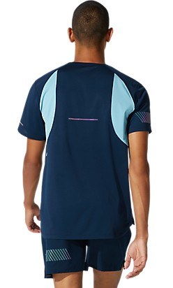 Asics Visibility Short Sleeve Top Blue T-Shirt 2011B884-400 Men's Clothing Asics 