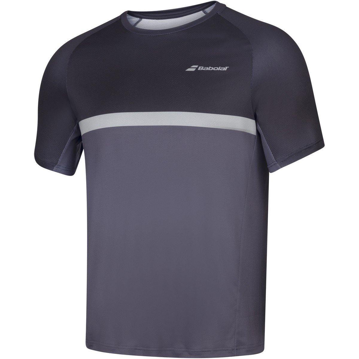 Babolat Compete Men's Crew Neck T-Shirt T-shirts Babolat S Black/Magnet 