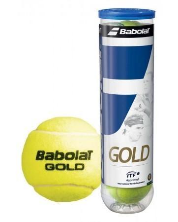 Babolat Gold PET X4 All Court Tennis balls (4 Ball Tube) Tennis balls Babolat 