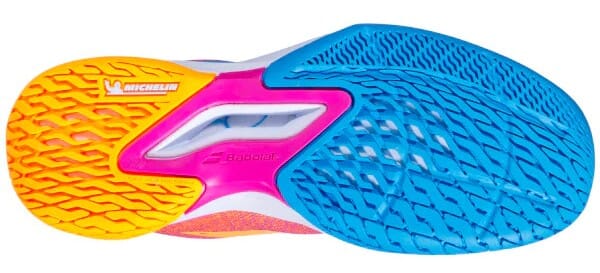 Babolat Jet Mach 3 All Court Hot Pink Junior Tennis Shoe KidsTennisShoes Babolat 