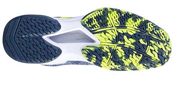 Babolat Jet Tere White/Dark Blue/Green All Court Men's Tennis Shoe Men's Tennis Shoes Babolat 
