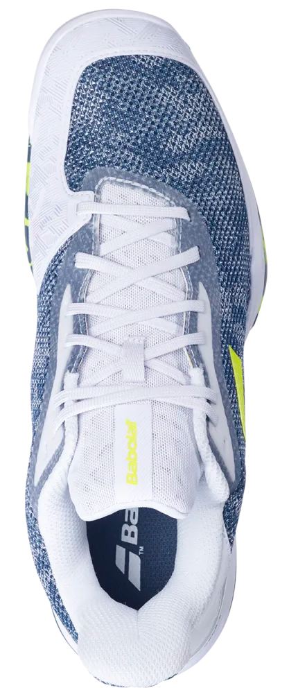 Babolat Jet Tere White/Dark Blue/Green Clay Court Men's Tennis Shoe Men's Tennis Shoes Babolat 