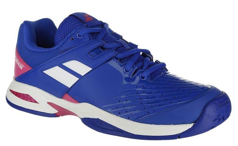 Babolat Propulse All Court JR Blue/Pink Tennis Shoe 33S18478 KidsTennisShoes Babolat 
