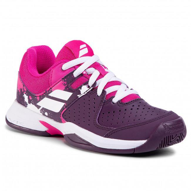 Babolat Pulsion All Court Jr Hybrid Tennis Shoe Sample Men's Tennis Shoes Babolat 02.5M (4.0W) Grape Royale 