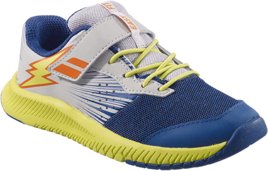 Babolat Pulsion All Court Kid Hybrid Tennis Shoe Sample 33S21518 KidsTennisShoes Babolat K13.5 Dark Blue / Sulphur Spring 