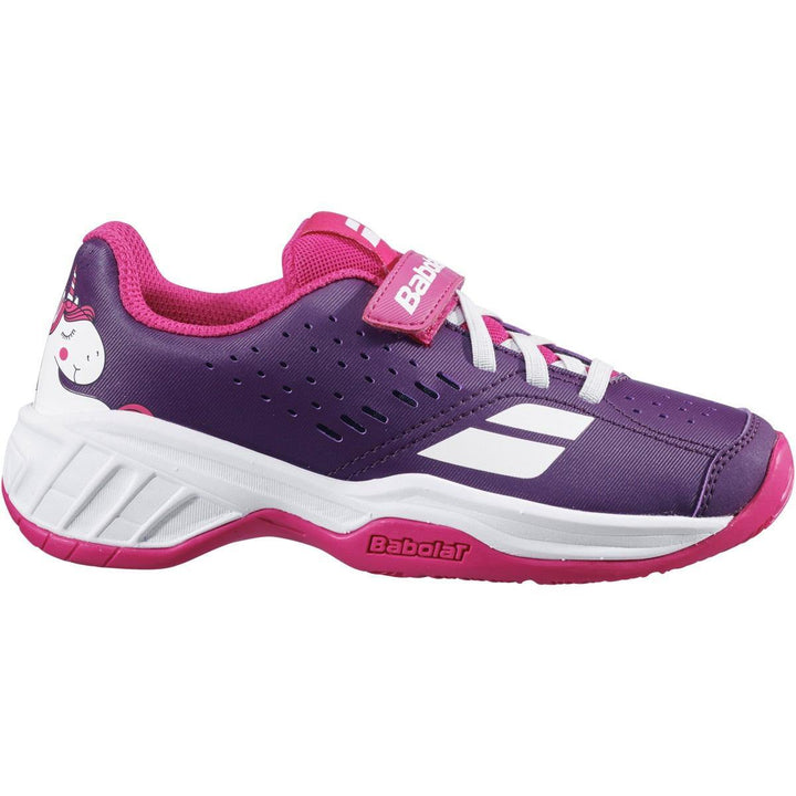 Babolat Pulsion All Court Kids Tennis Shoe Sample Men's Tennis Shoes Babolat K13.5 Grape Royale 