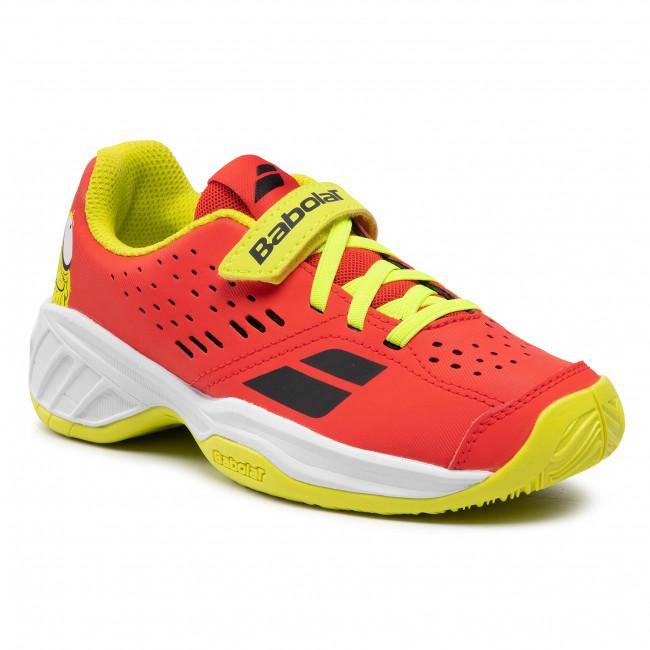 Babolat Pulsion All Court Kids Tennis Shoe Sample Men's Tennis Shoes Babolat K13.5 Tomato red 