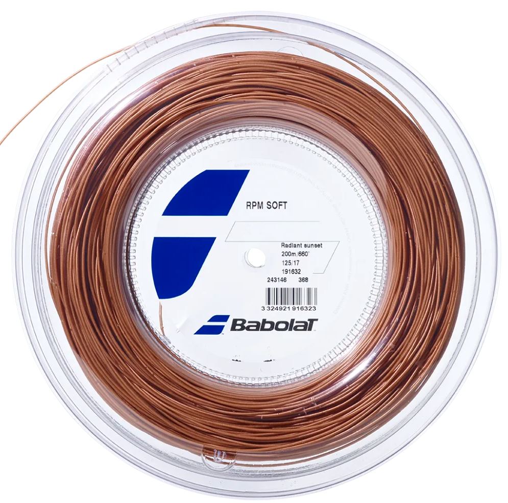 Babolat RPM Soft 17g Red Tennis 200M String Reel Tennis Strings Babolat 