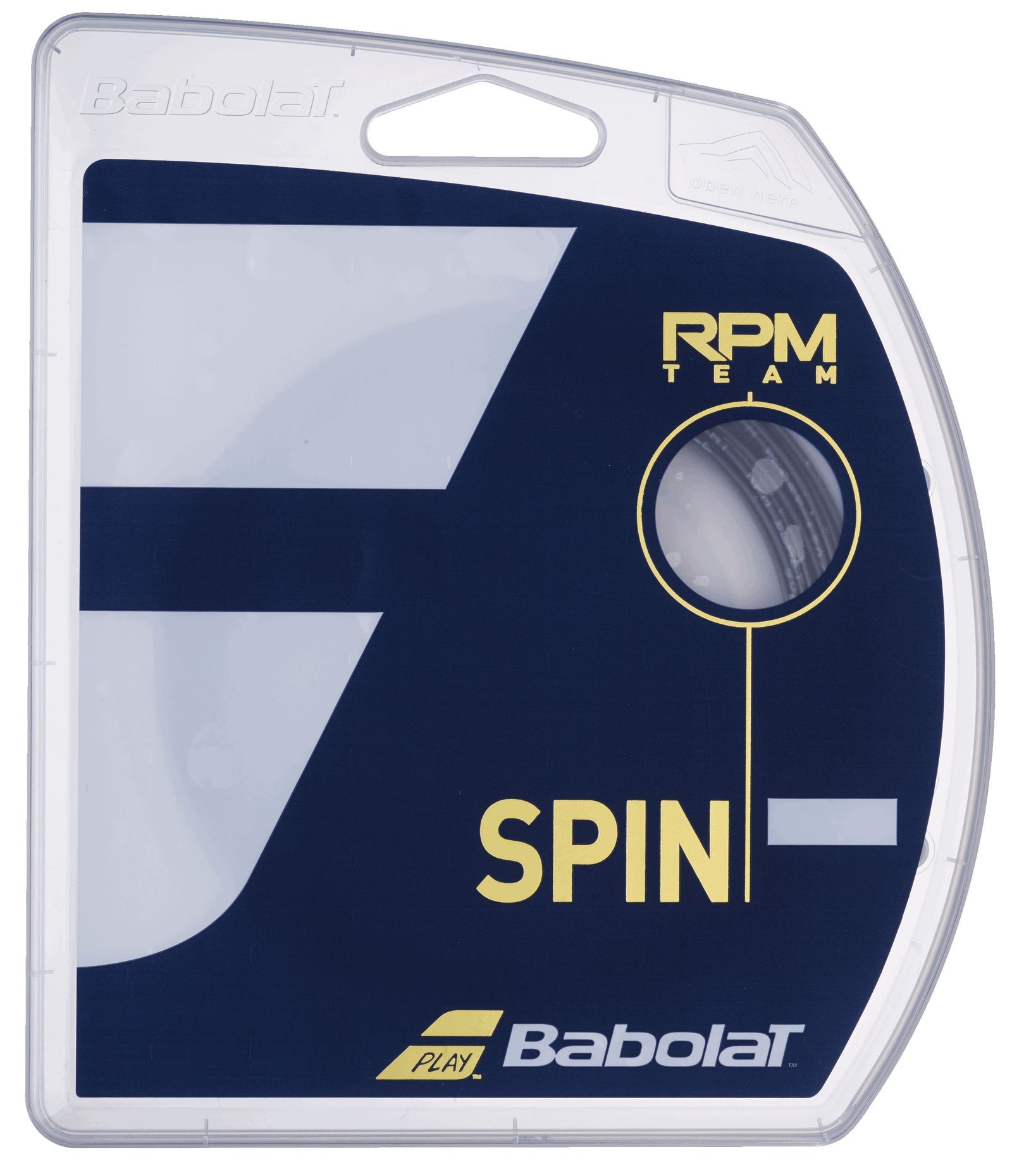 Babolat RPM Team 16g Black Tennis 12M String Set Tennis Strings Babolat 
