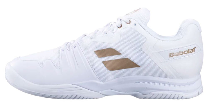 Babolat SFX3 All Court Men's Wimbledon White/Gold Hybrid Tennis Shoe Men's Tennis Shoes Babolat 