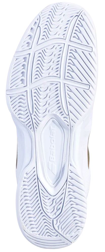 Babolat SFX3 All Court Men's Wimbledon White/Gold Hybrid Tennis Shoe Men's Tennis Shoes Babolat 