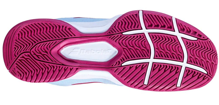 Babolat SFX3 All Court Women's Clearwater/Cherry Hybrid Tennis Shoe Women's Tennis Shoes Babolat 