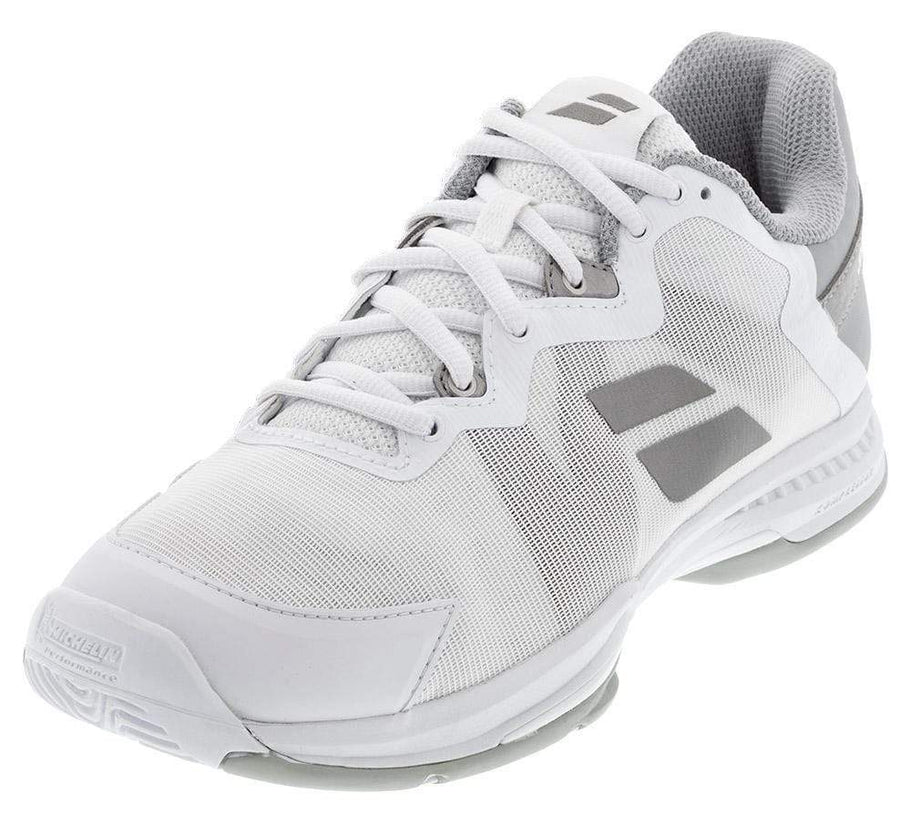 Babolat SFX3 All Court Women's White/Silver Hybrid Tennis Shoe 31S20530 Women's Tennis Shoes Babolat 