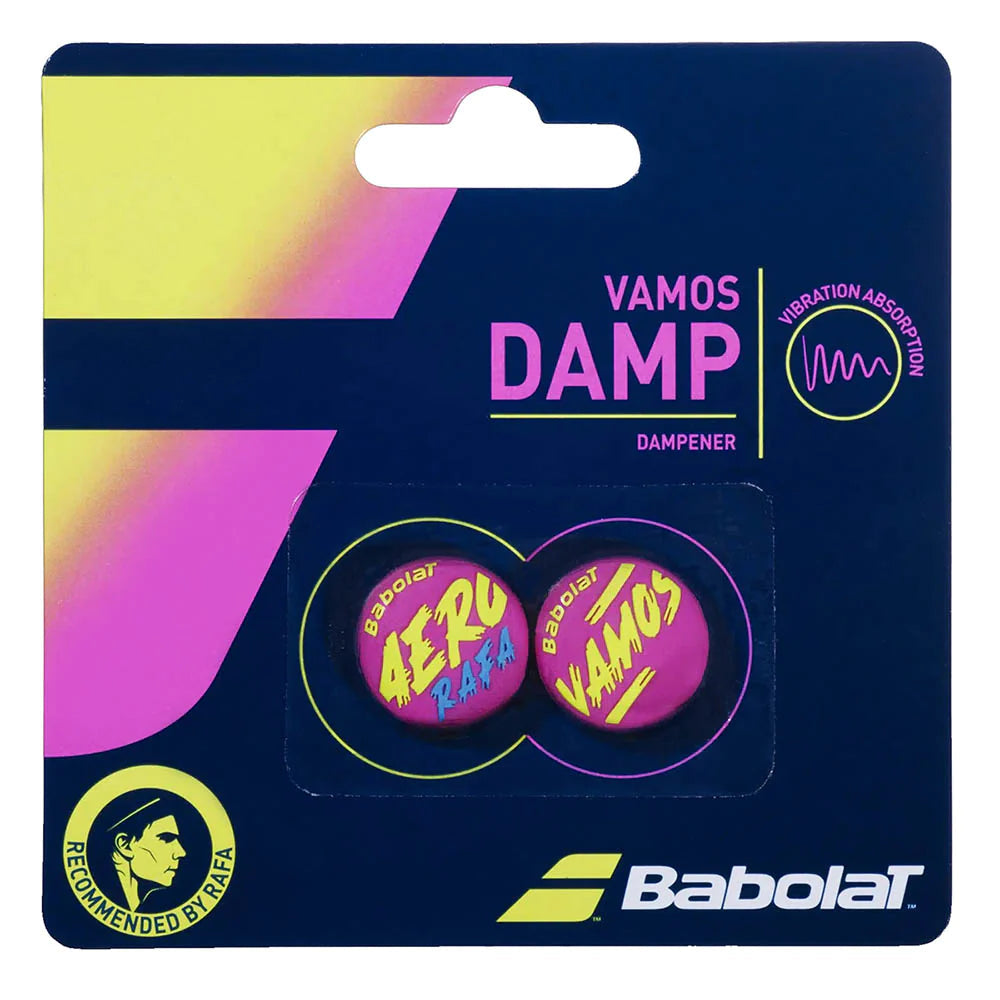 Babolat VAMOS Rafa Damp Vibration Dampener 2-Pack Vibration Dampener Babolat Pink 
