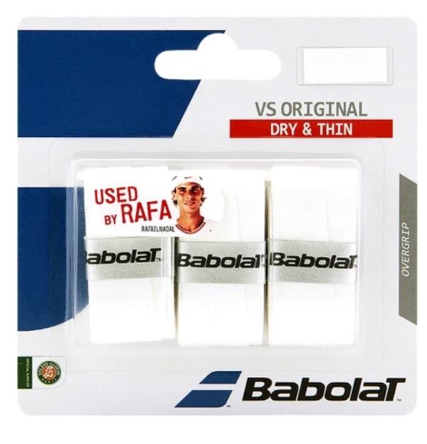 Babolat VS Original FEEL X3 Overgrip Pack of 3 Grips Babolat White 