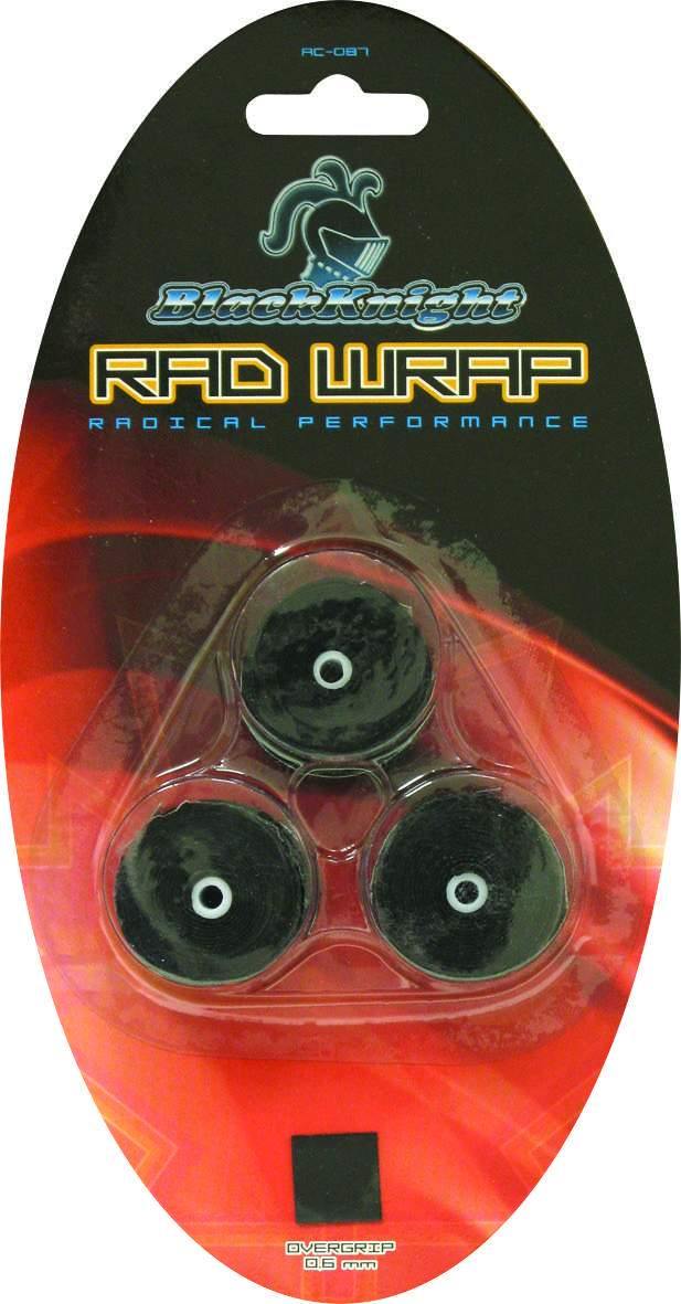 Black Knight (AC087) Rad Wrap Overgrips 3-pack Grips Black knight 