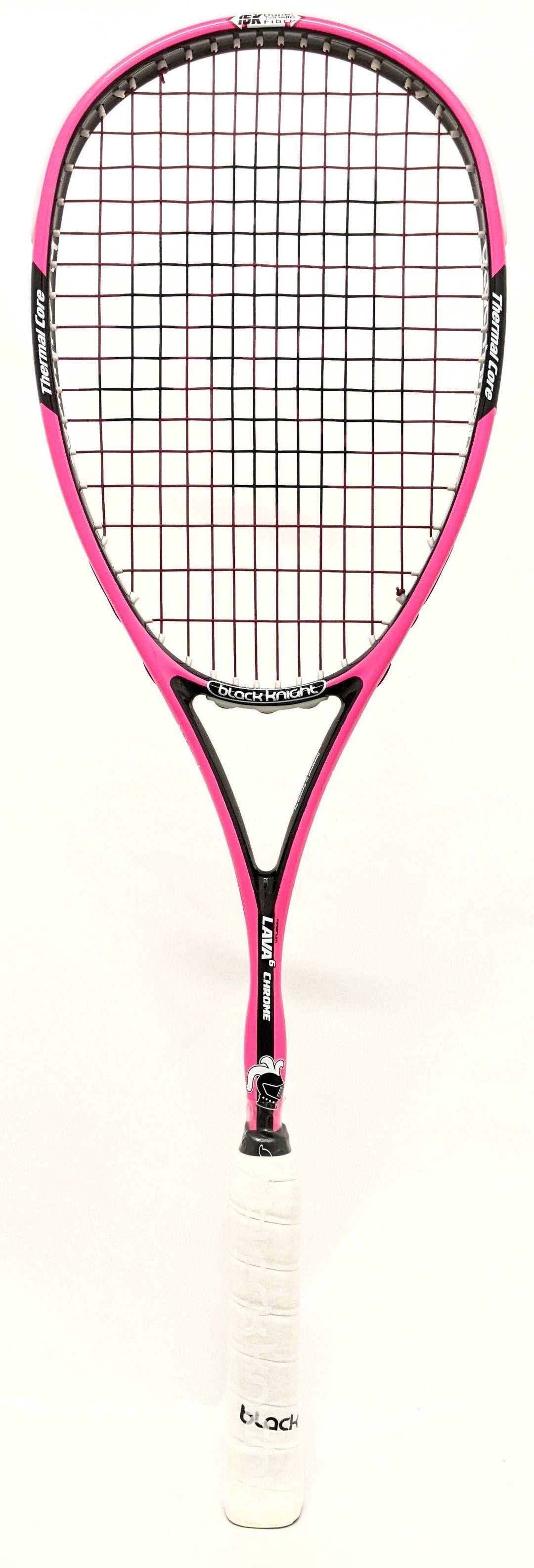 Black Knight Lava 6 Chrome Pink Squash Racquet Squash Racquets Black Knight 