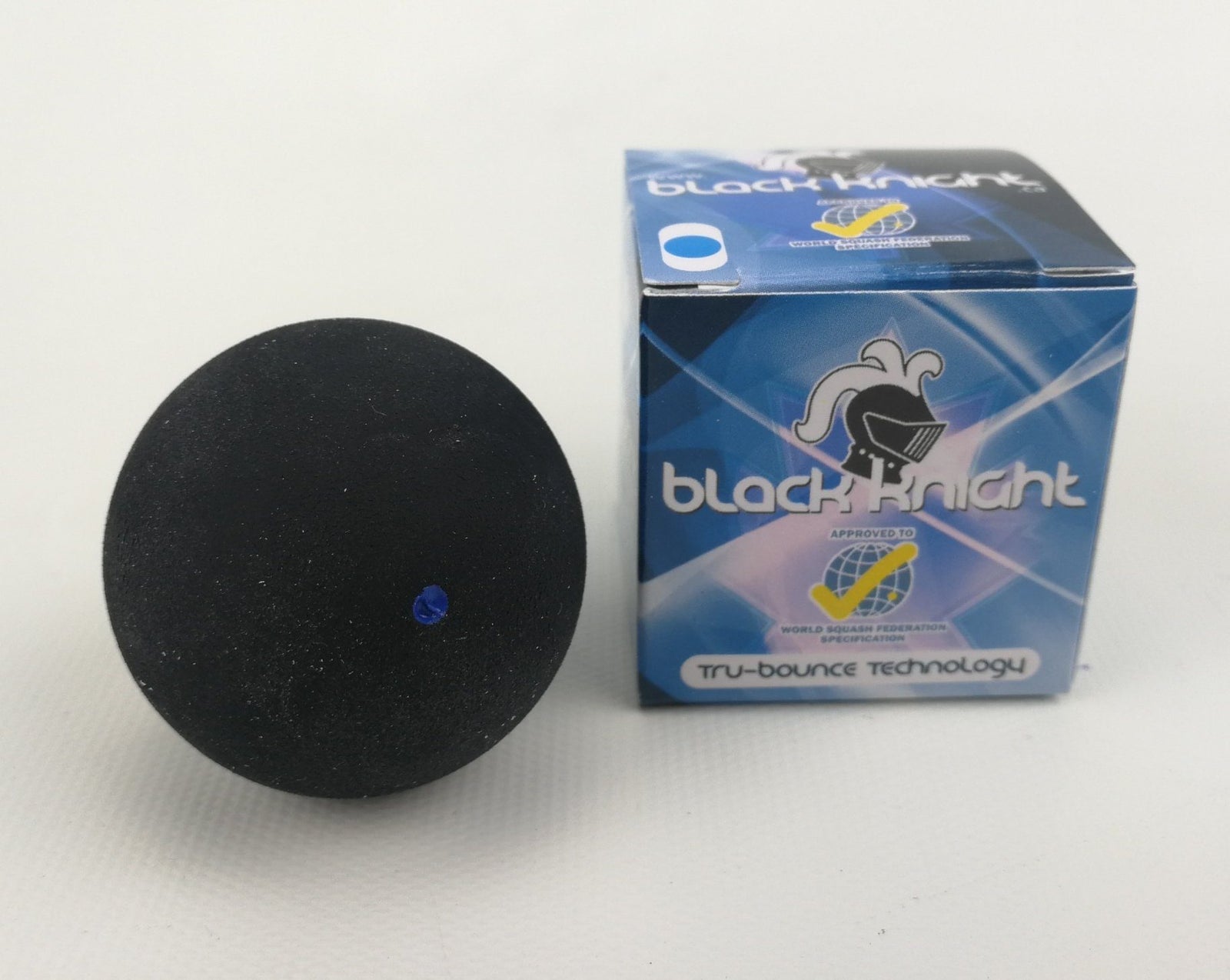 Black Knight Tru-Bounce Squash Blue Dot Ball Squash Balls Black knight 